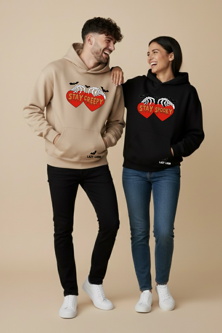 Stay Spooky Oversized Drop Shoulder Hoodies - Pack of 2