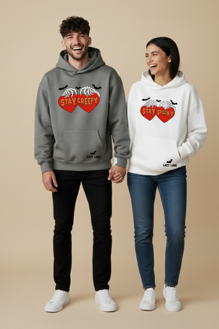 Stay Spooky Oversized Drop Shoulder Hoodies - Pack of 2