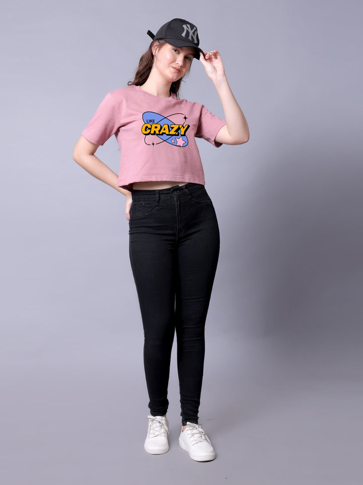 Crazy comic Women Crop Top