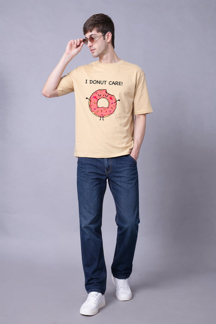 I donut Care Oversized Unisex Tee