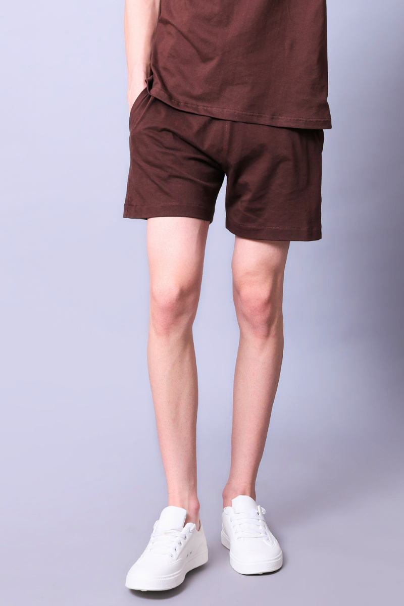 Brown Unisex Shorts
