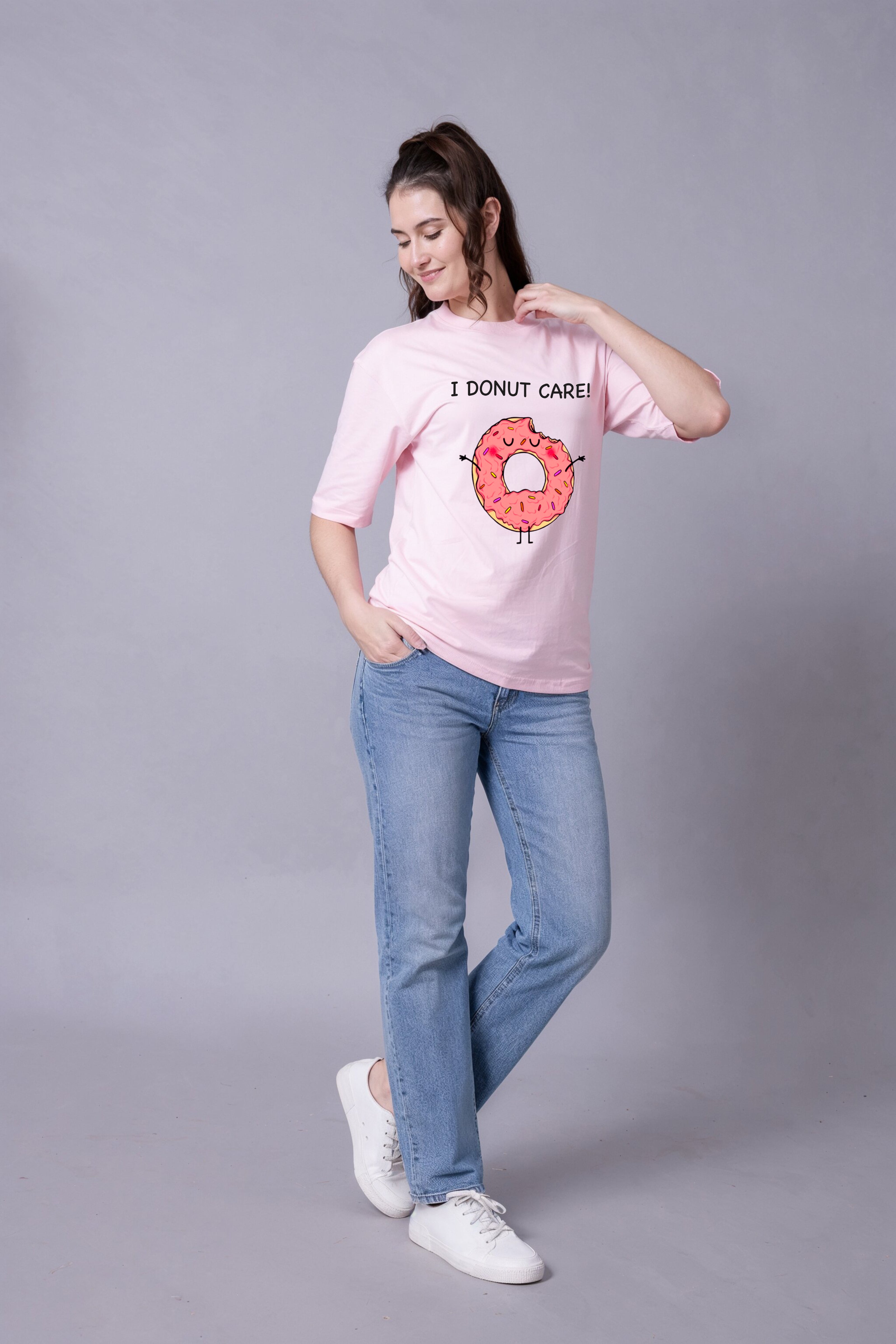I donut Care Oversized Unisex Tee