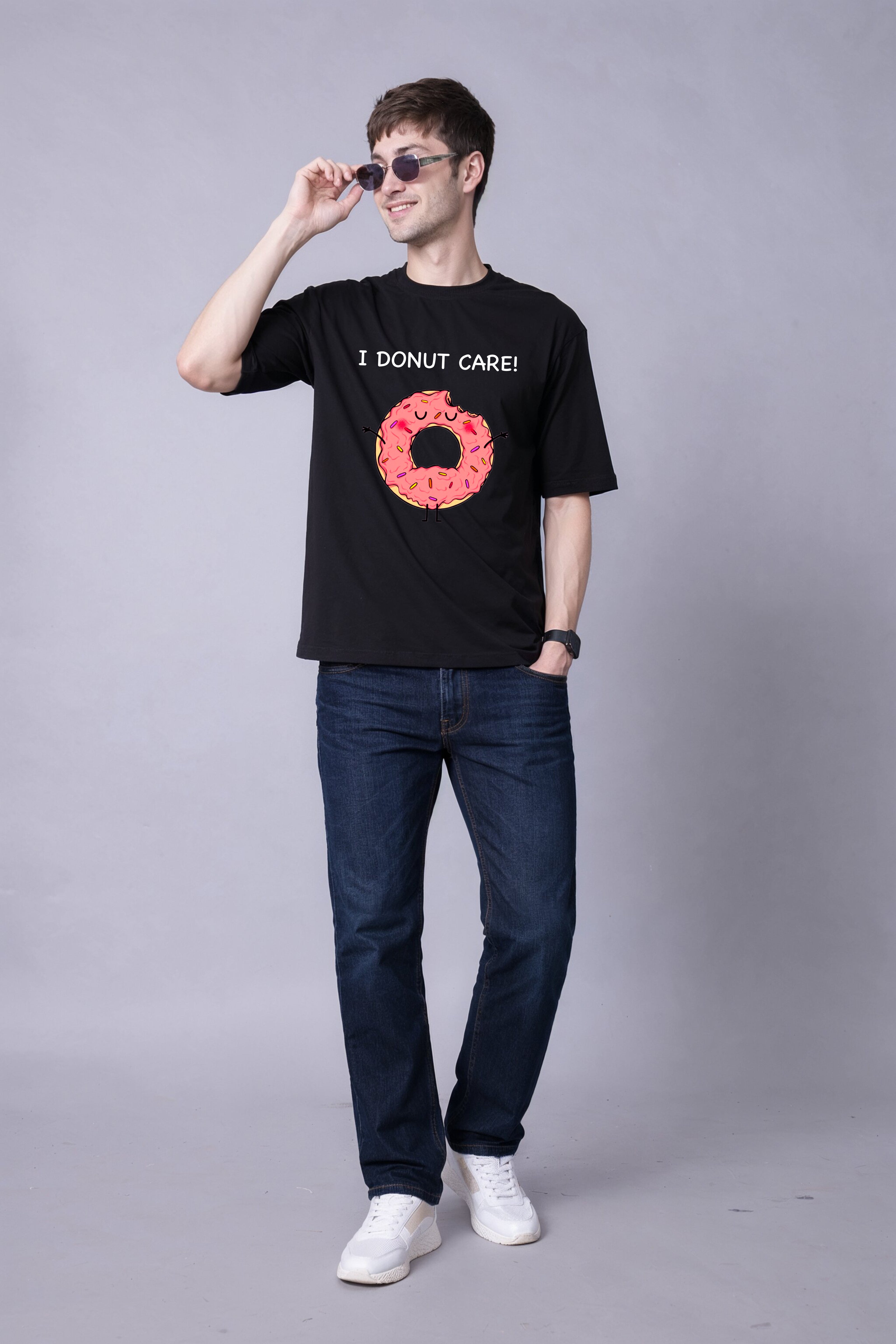 I donut Care Oversized Unisex Tee