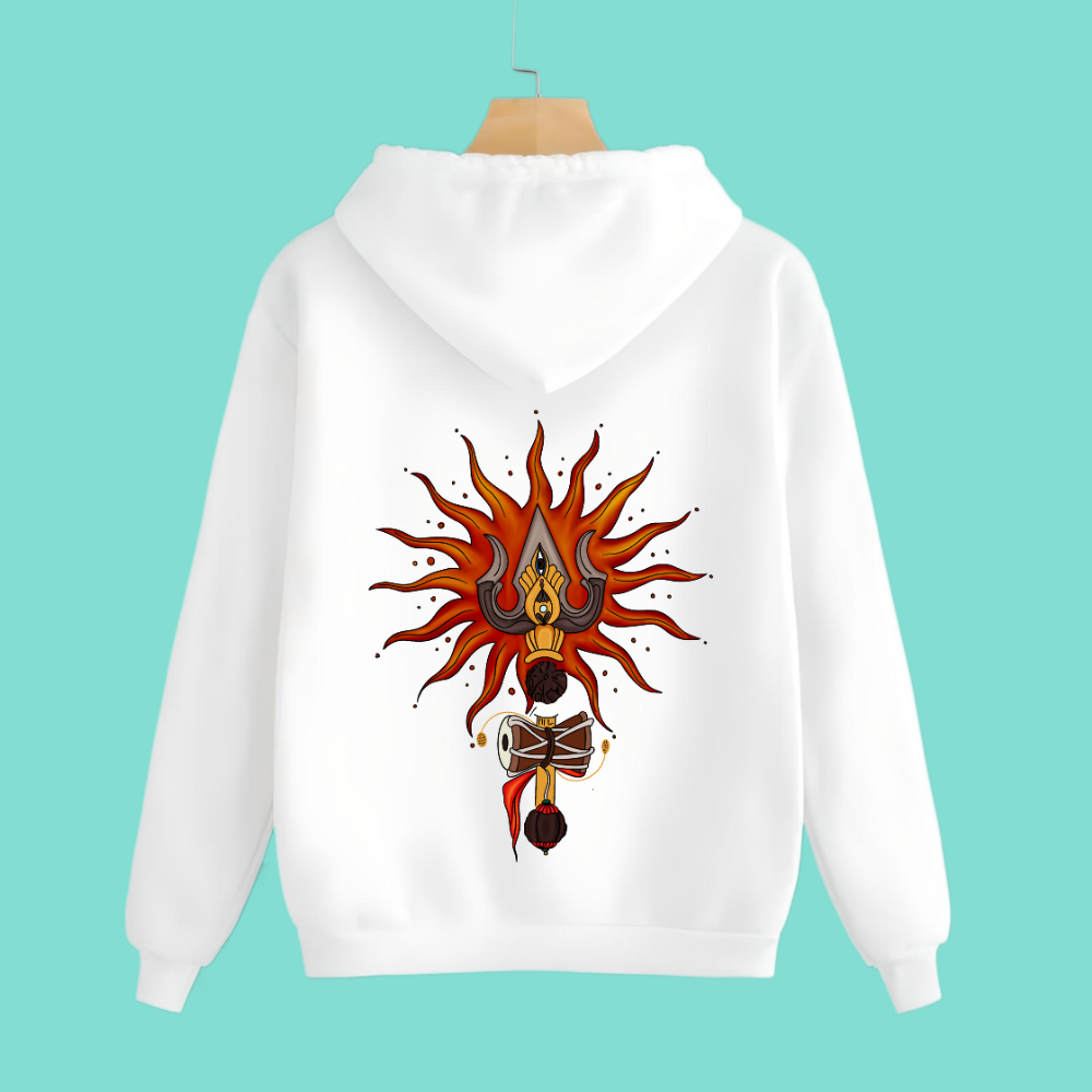 Trishul Blaze - Essence of Shiva Unisex Hoodies