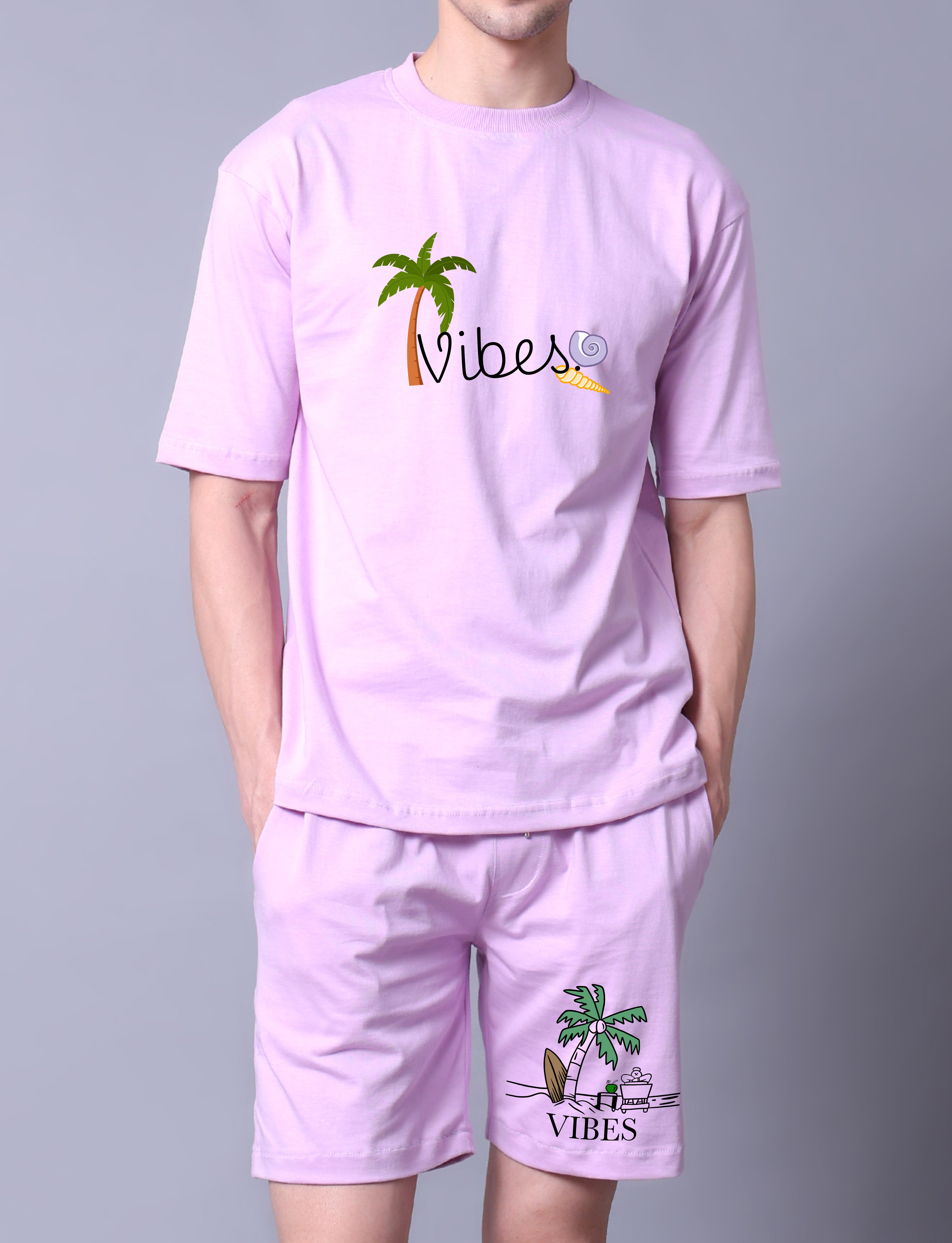 Vibes Mens Co-Ord Set With Shorts