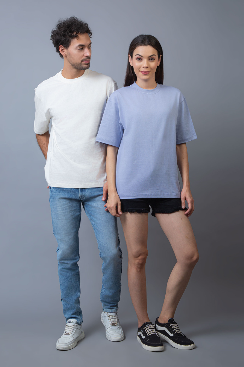 Essential Oversized Couple T-Shirts (Pack of 2)