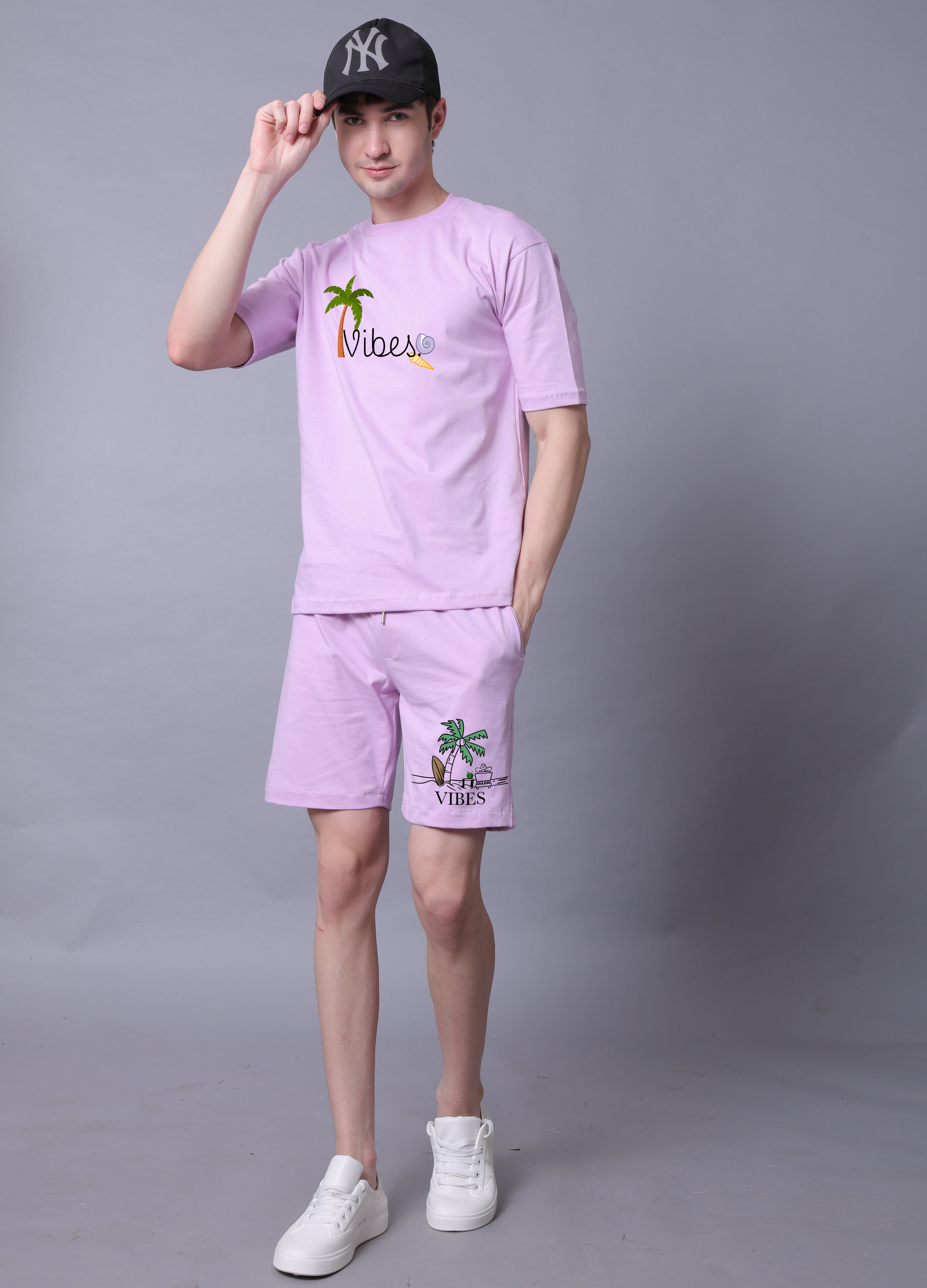 Vibes Men Co-Ord Set With Shorts
