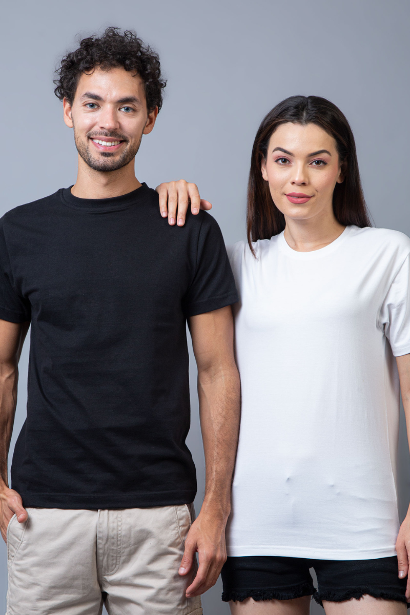 Classic Fit Couple Unisex Tees - Pack of 2