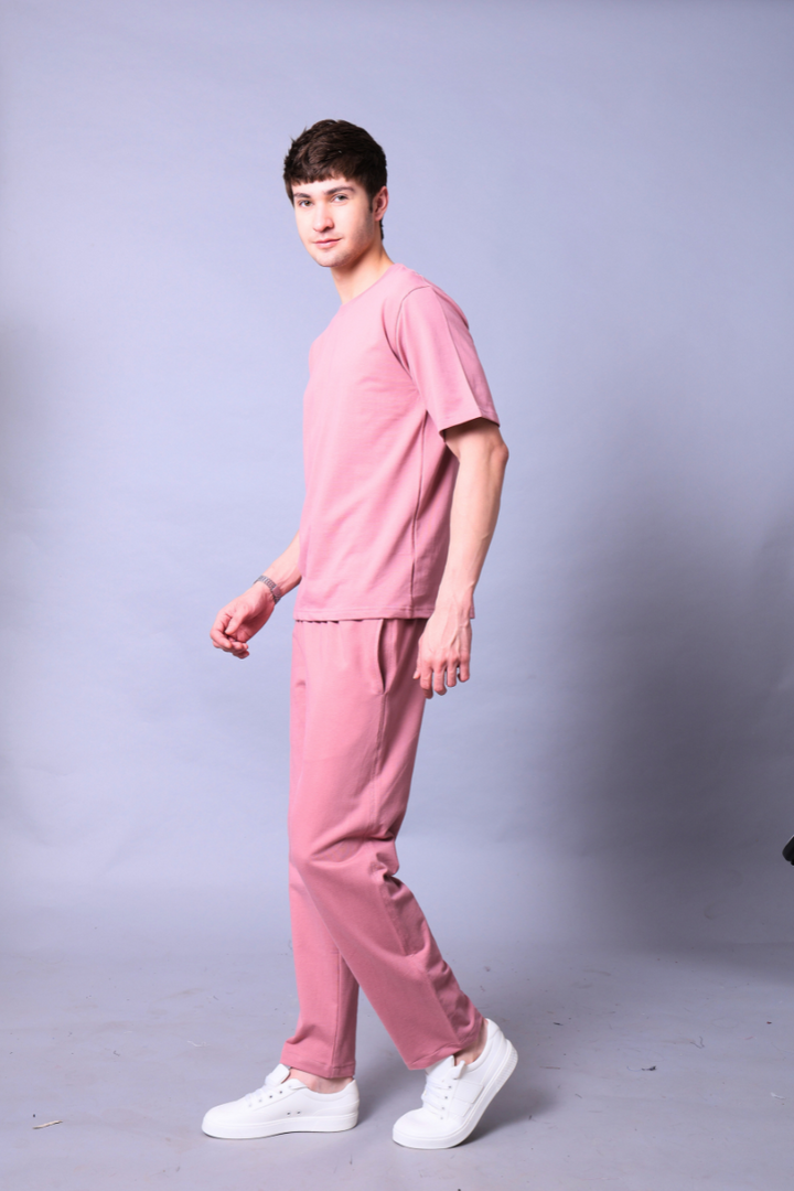 Fuchsia Pink Unisex Co-Ord Set With Joggers
