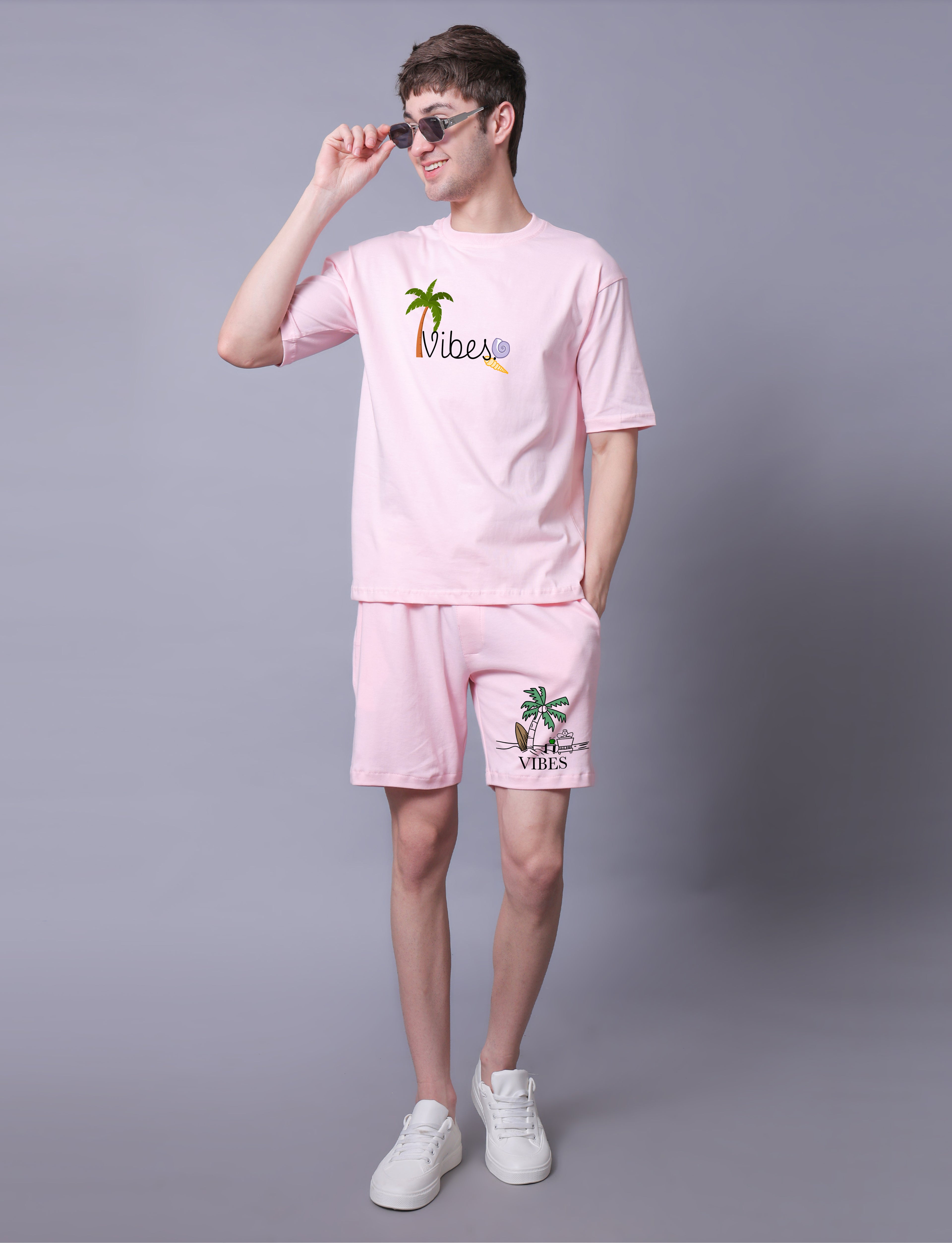 Vibes Mens Co-Ord Set With Shorts