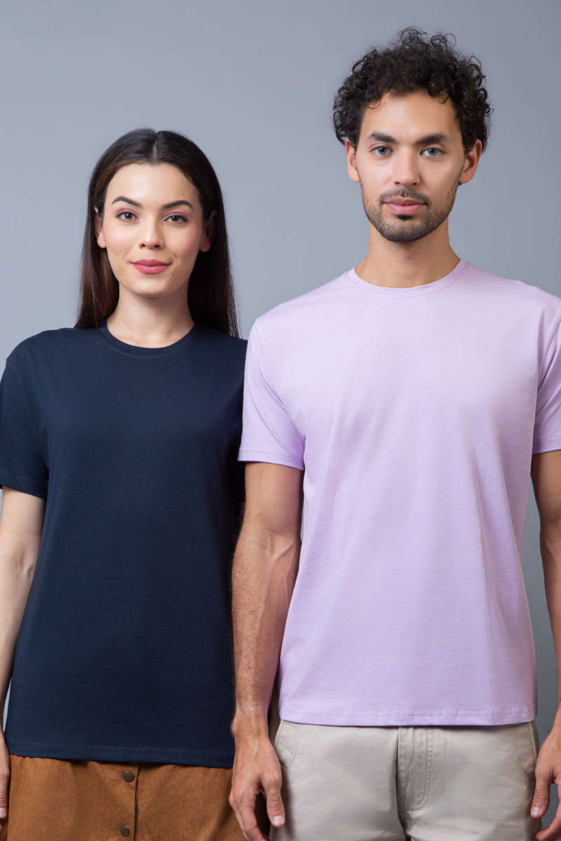 Classic Fit Couple Unisex Tees - Pack of 2