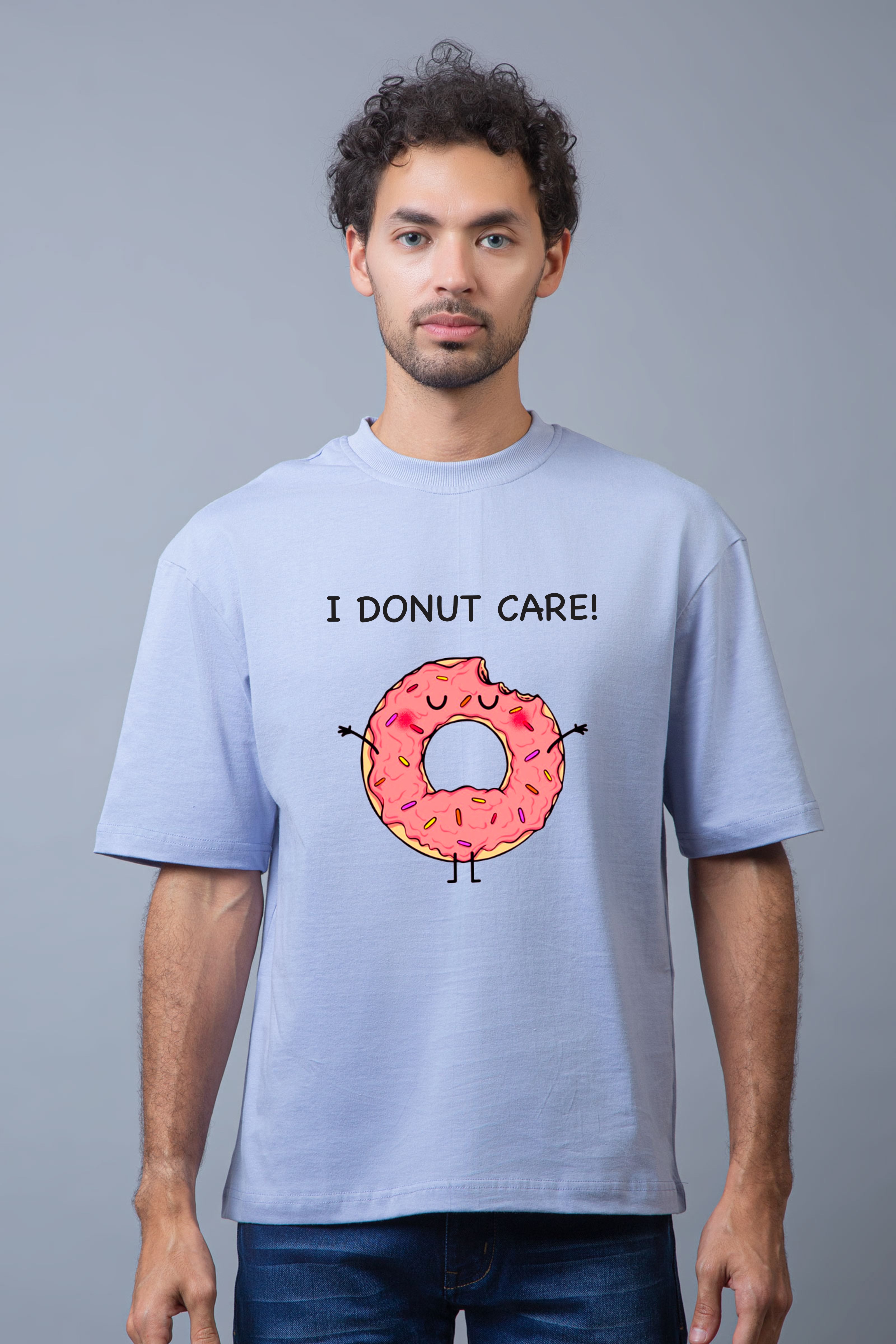 I donut Care Oversized Unisex Tee