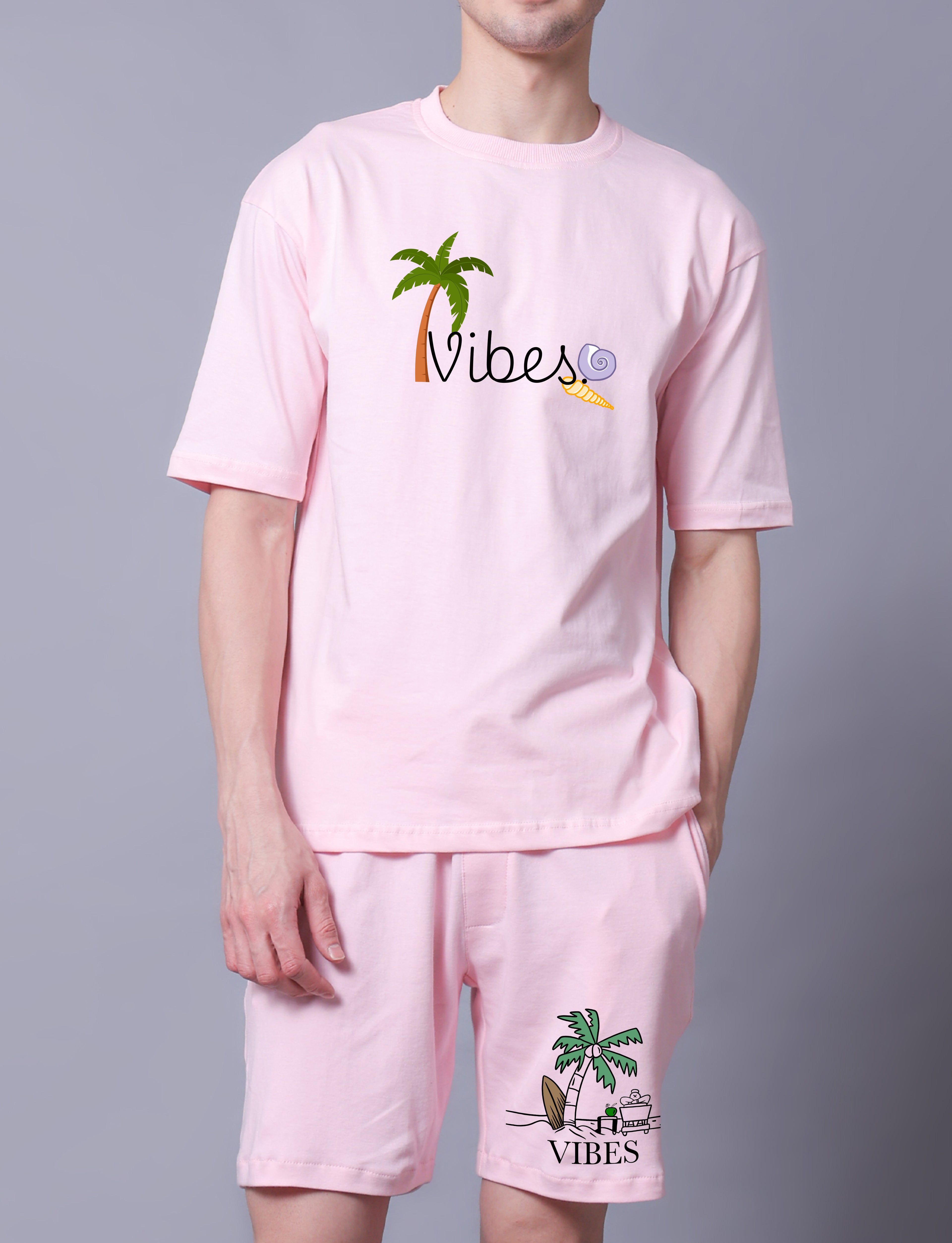 Vibes Mens Co-Ord Set With Shorts