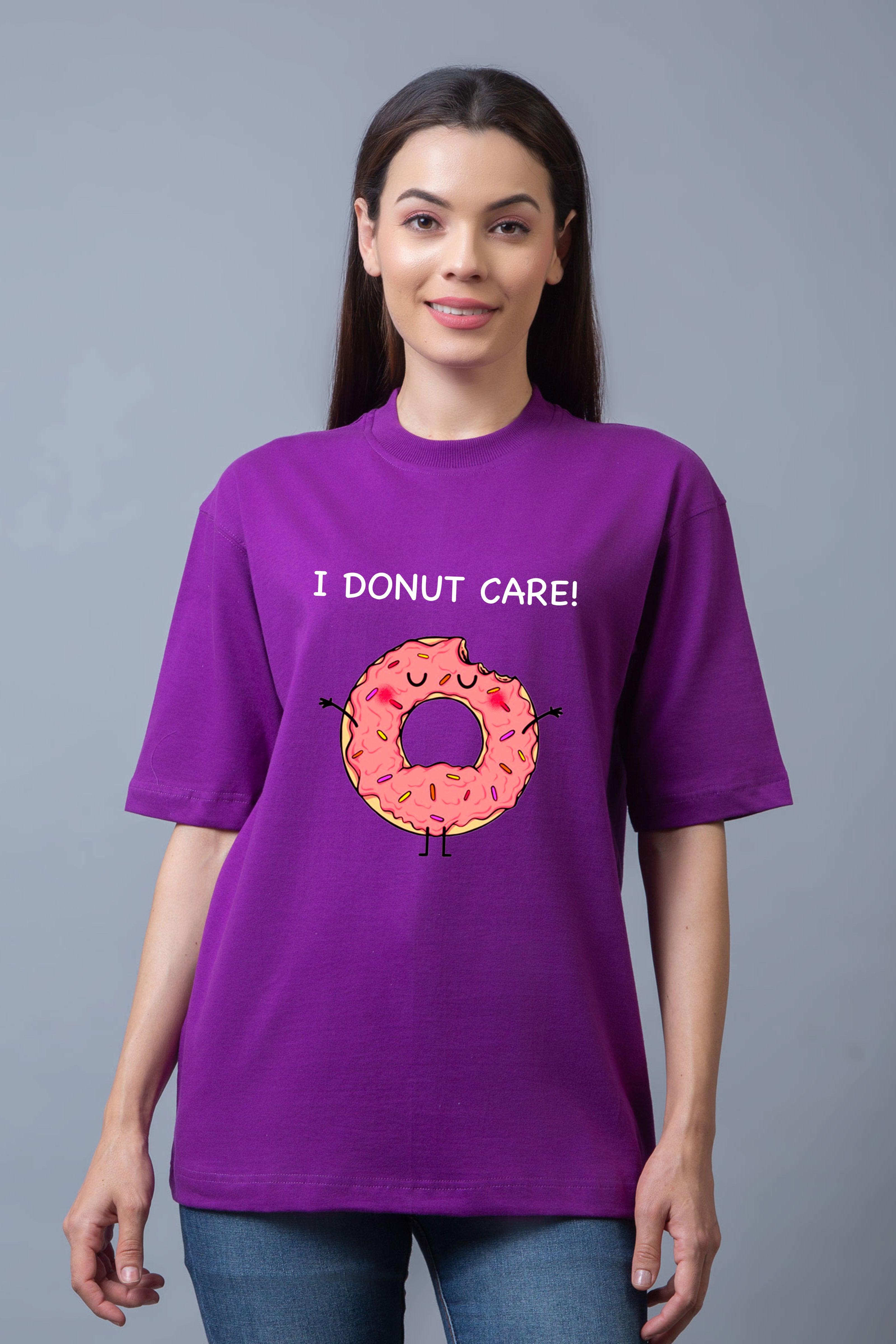I donut Care Oversized Unisex Tee