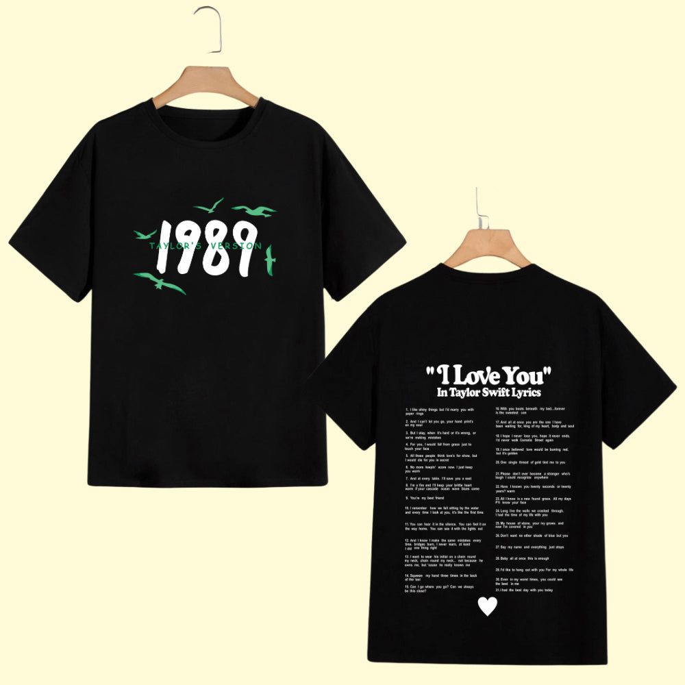 Lyric Love Tribute Half Sleeve Tee