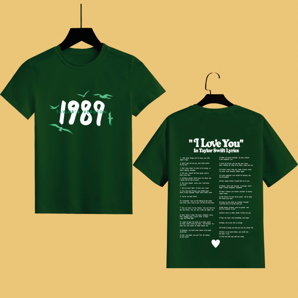 Lyric Love Tribute Half Sleeve Tee