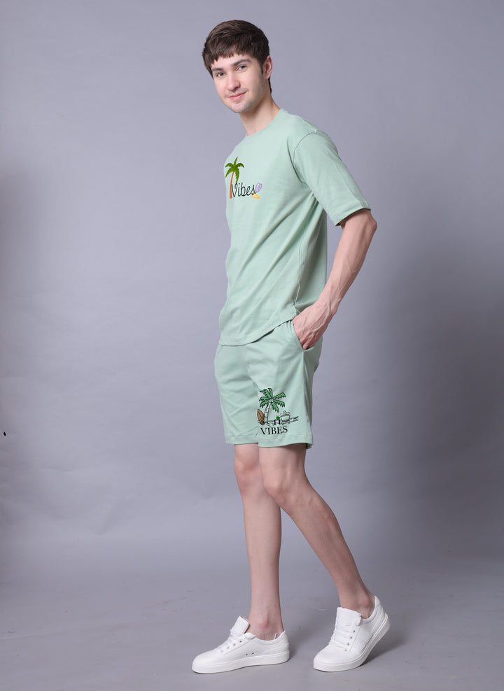 Vibes Men Co-Ord Set With Shorts