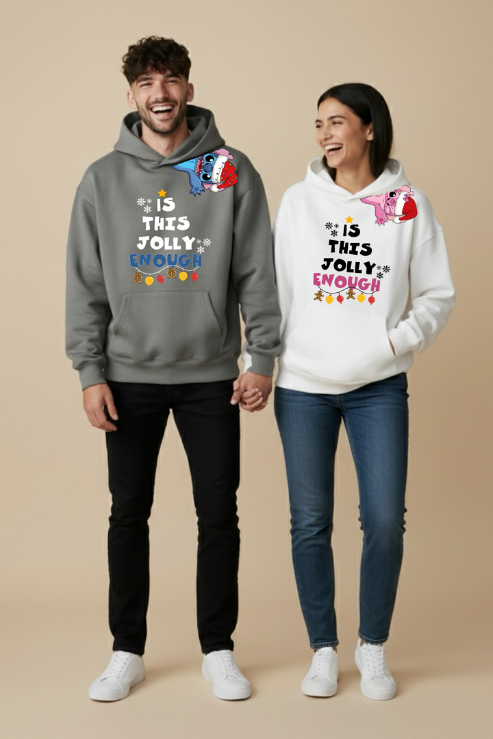 Is This Jolly Enough Oversized Drop Shoulder Hoodies - Pack of 2