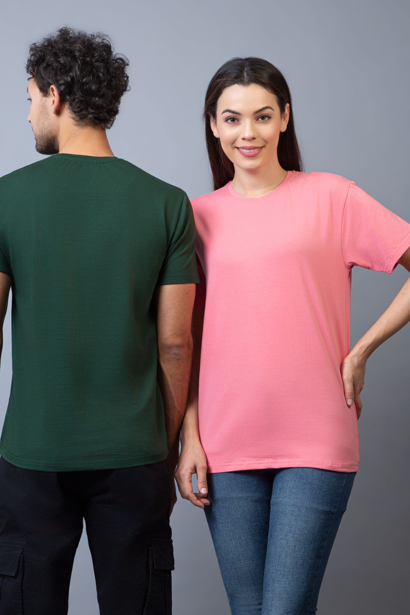 Classic Fit Couple Unisex Tees - Pack of 2