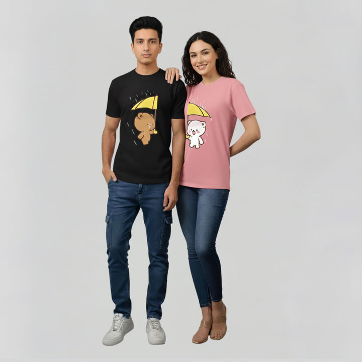 Sunshine & Rain Couple Unisex Tees - Pack of 2