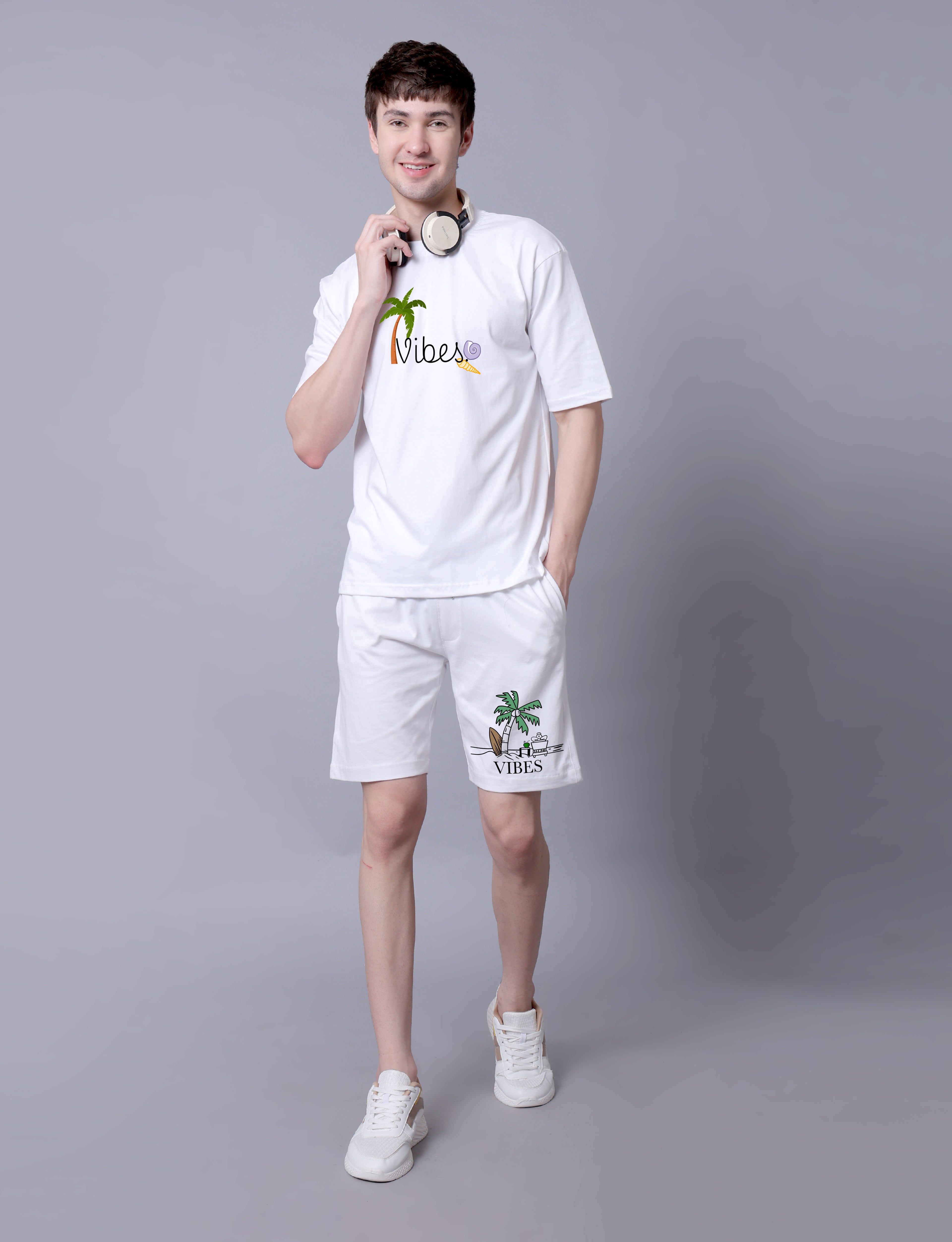 Vibes Mens Co-Ord Set With Shorts