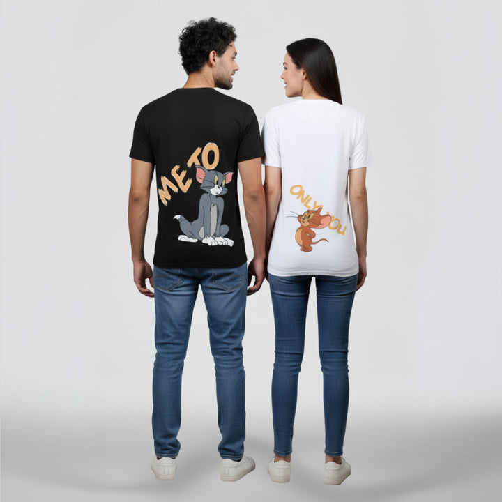 Me Too Black & White Couple Unisex Tees - Pack of 2