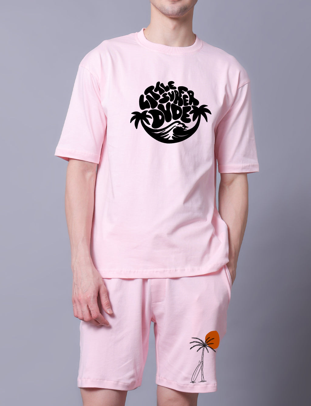 Surfer Mens Co-Ord Set With Shorts