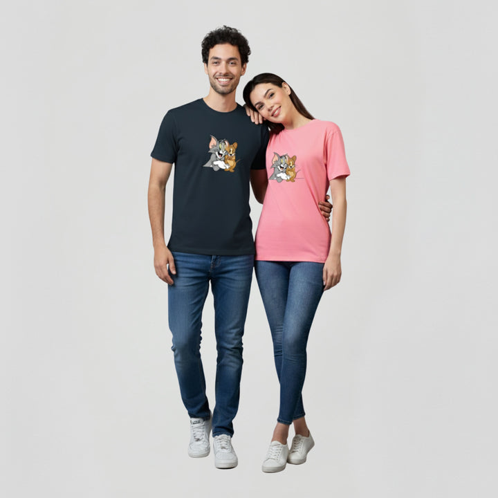 Chase and Embrace Couple Unisex Tees - Pack of 2