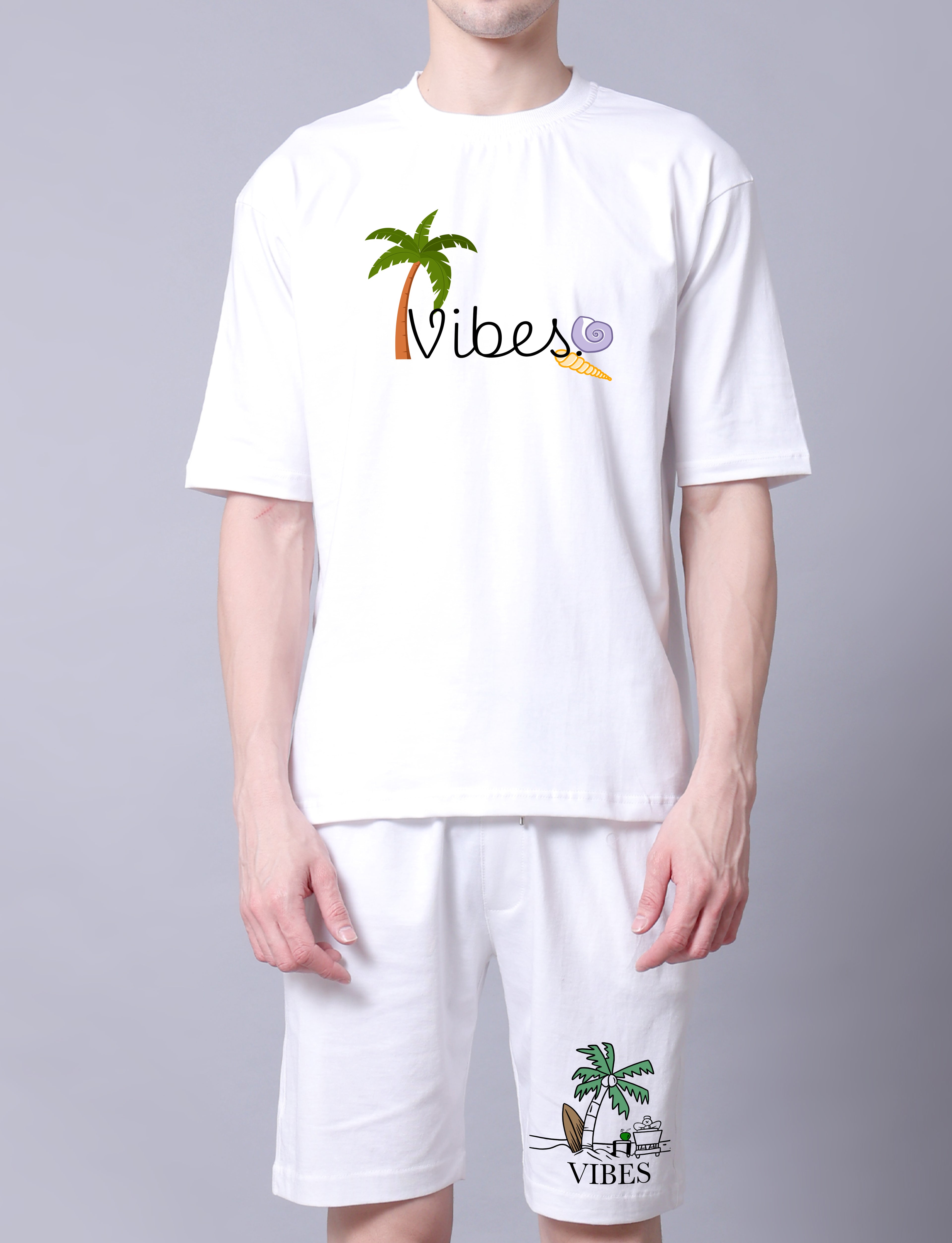 Vibes Men Co-Ord Set With Shorts