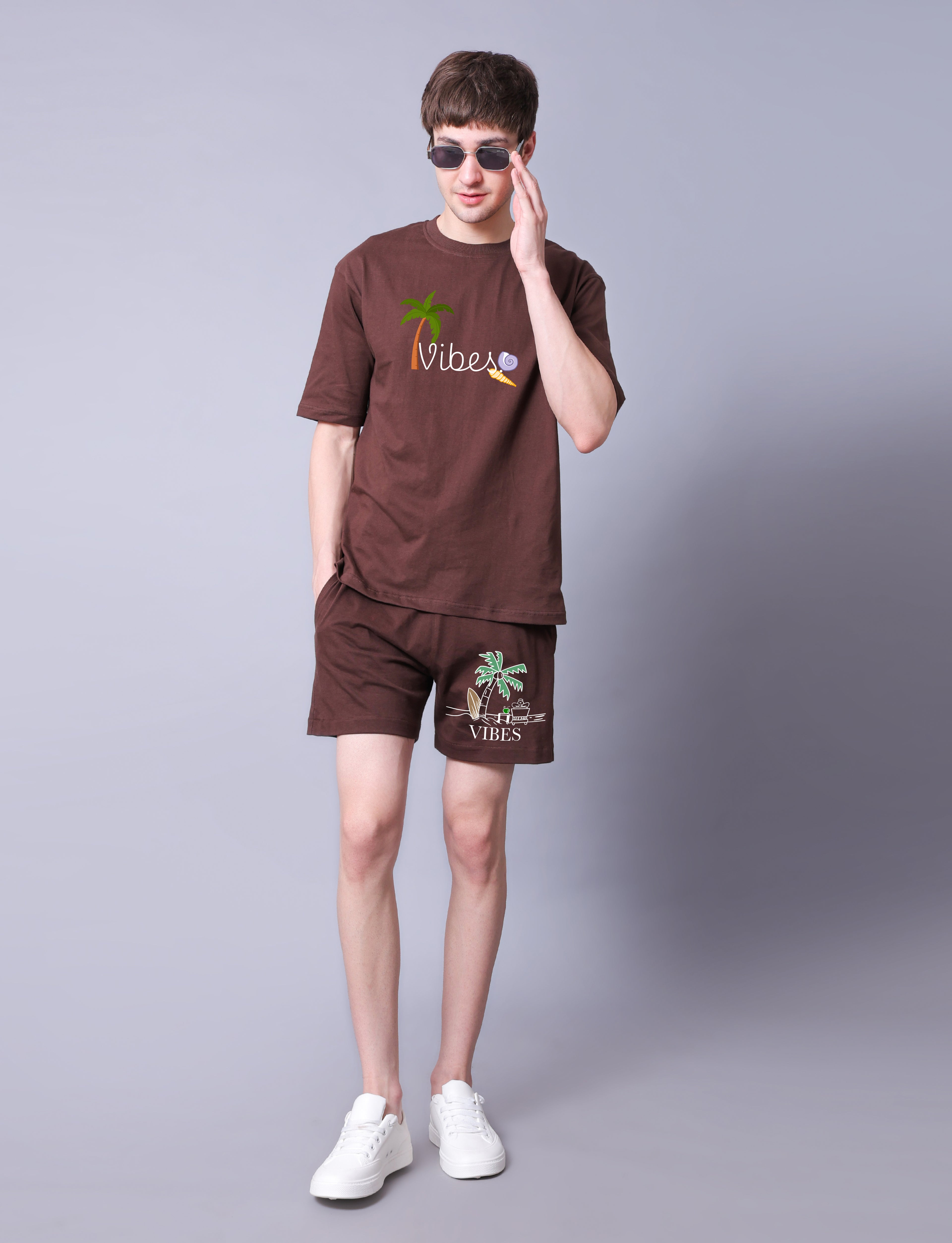 Vibes Mens Co-Ord Set With Shorts