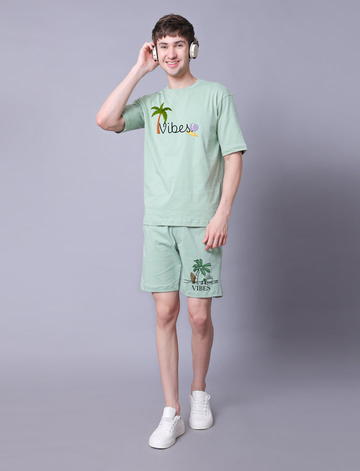 Vibes Mens Co-Ord Set With Shorts