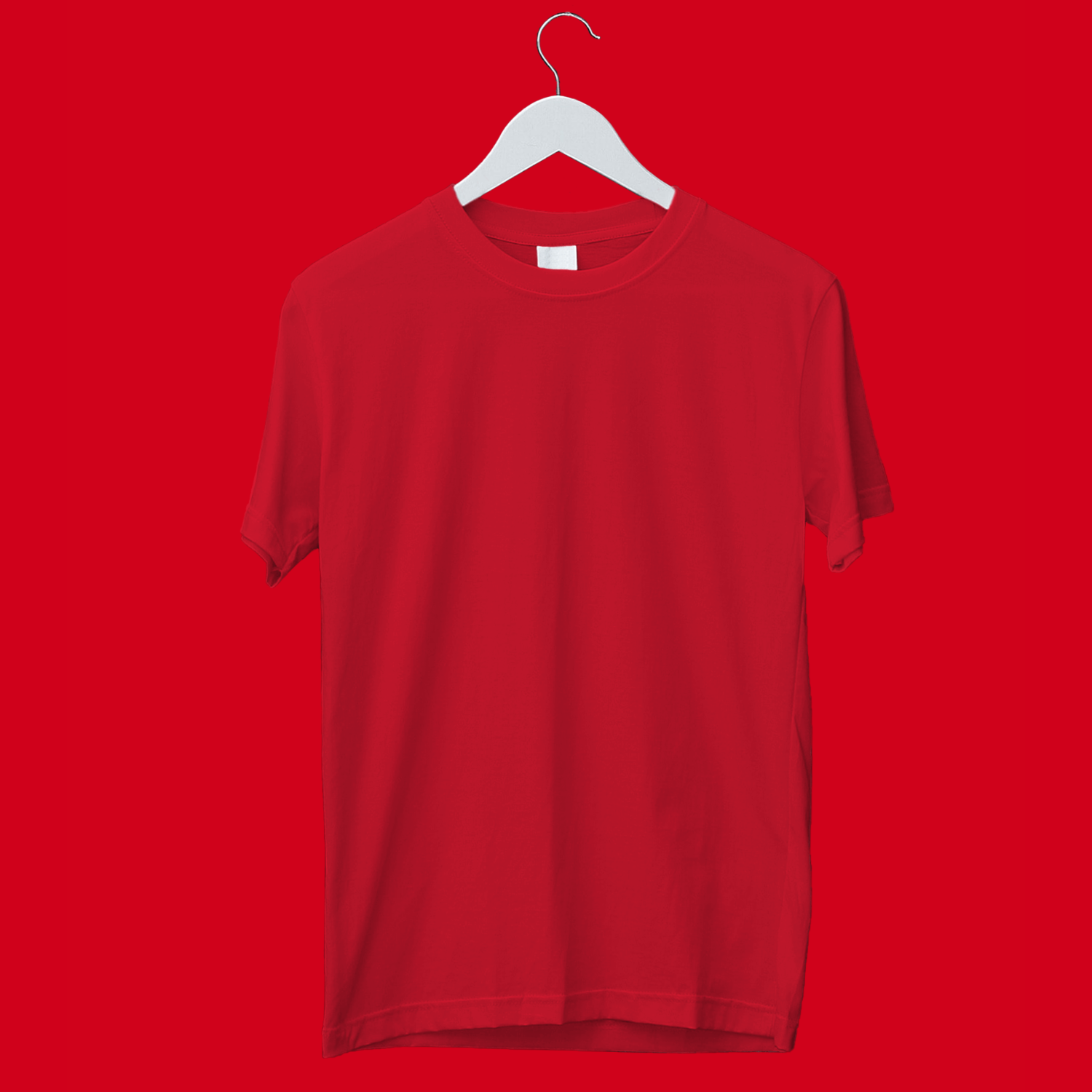 Solid Pack of 5 Half Sleeves Crew Neck