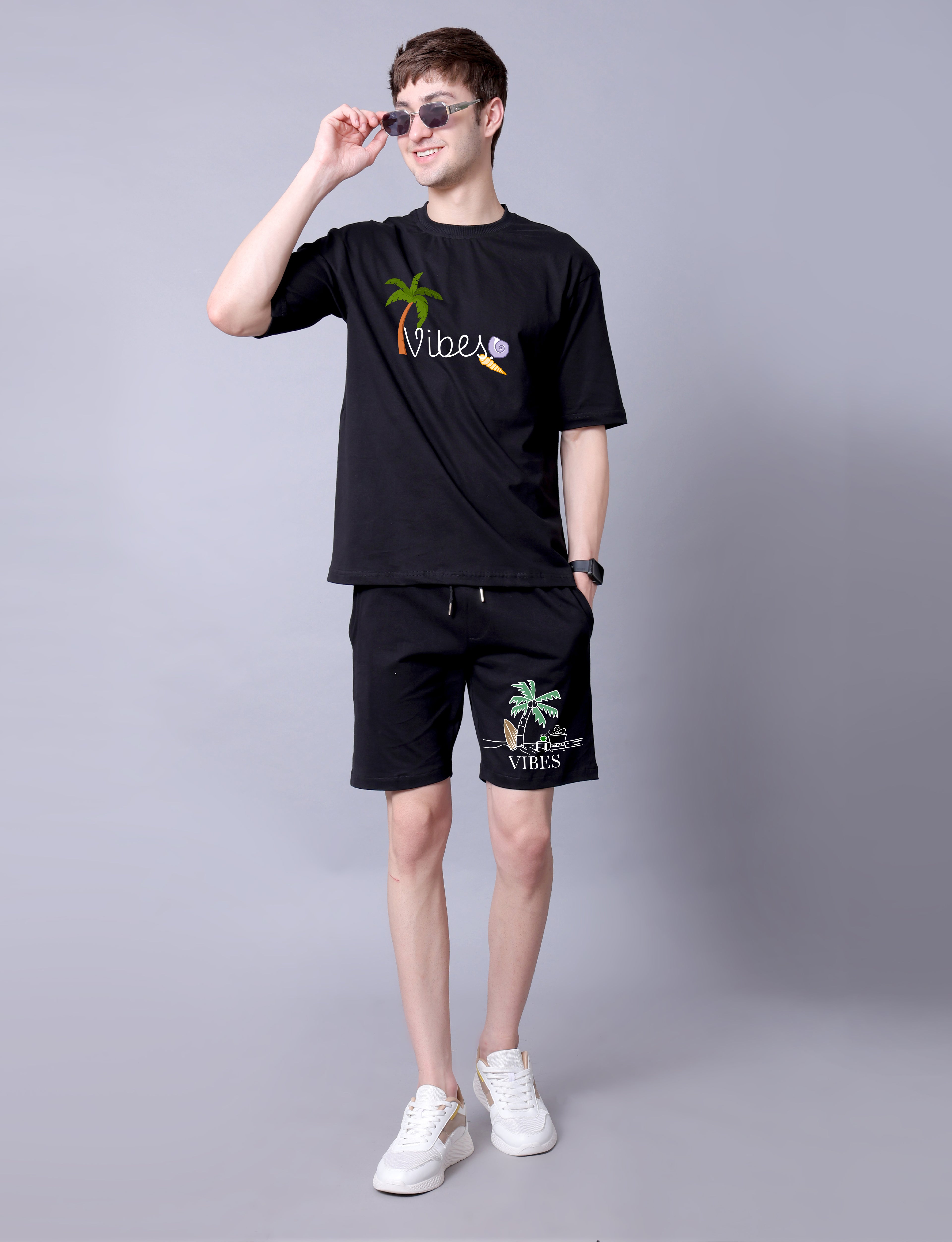 Vibes Mens Co-Ord Set With Shorts
