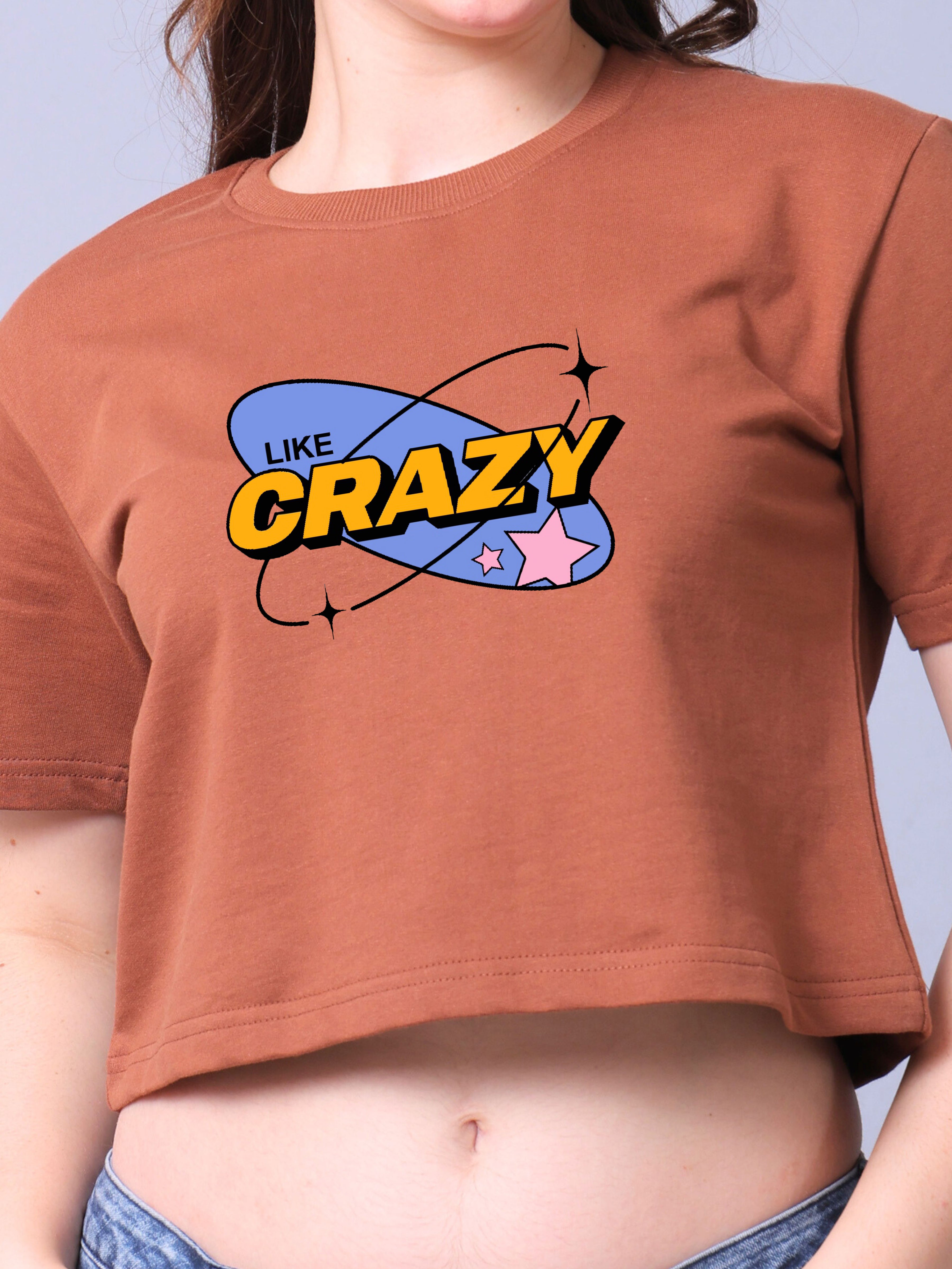 Crazy comic Women Crop Top