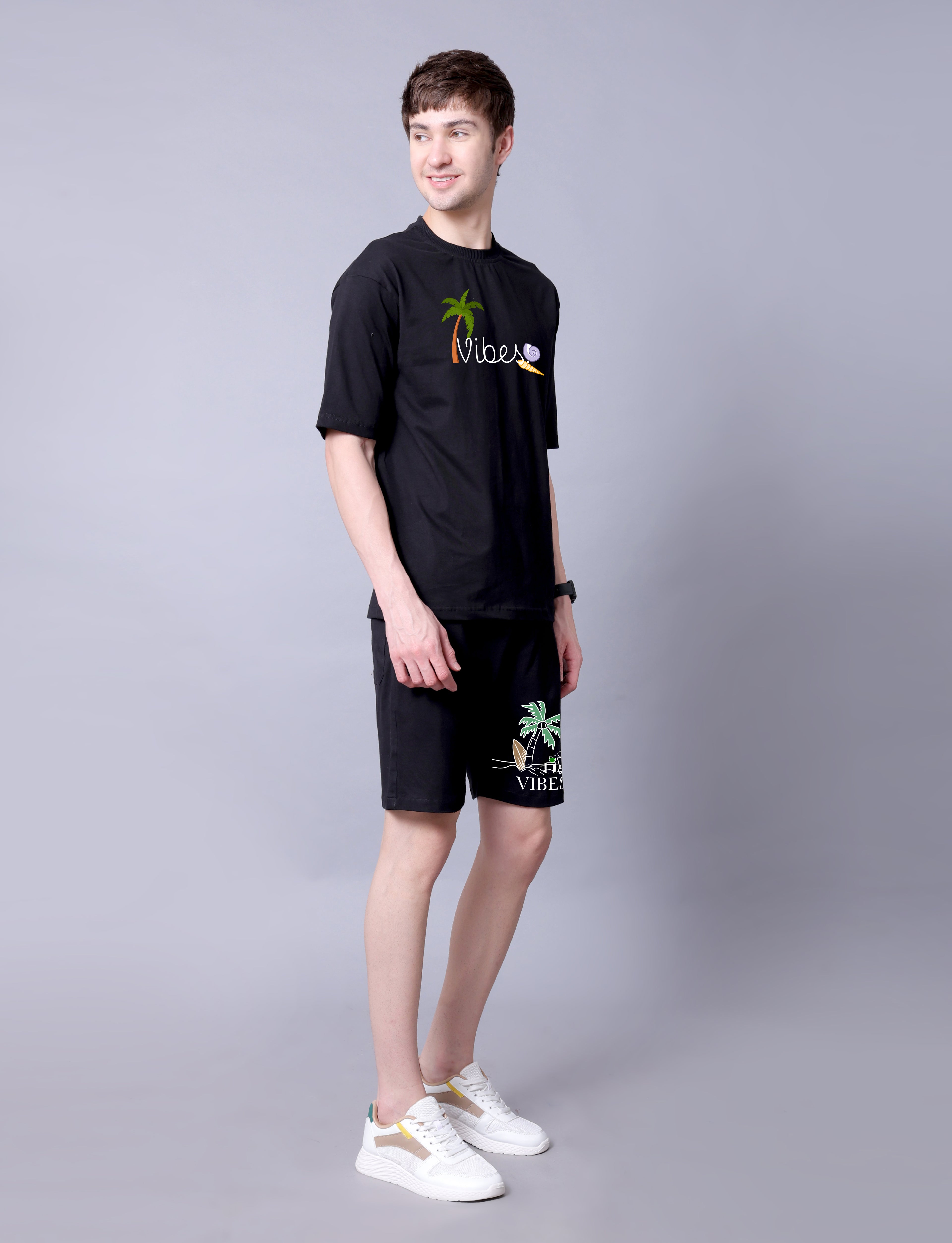Vibes Mens Co-Ord Set With Shorts