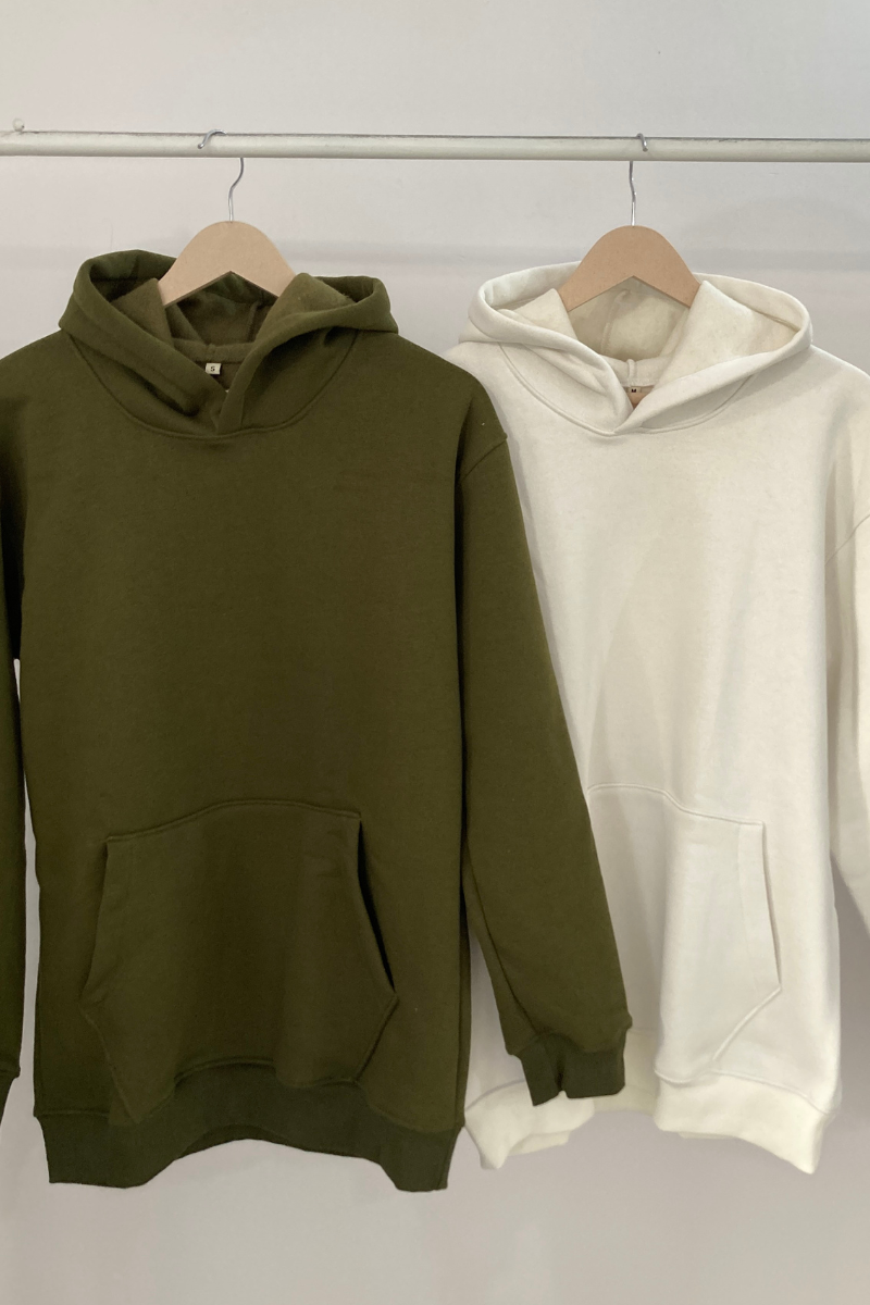 Essential Duo Oversized Drop Shoulder Hoodies - Pack of 2