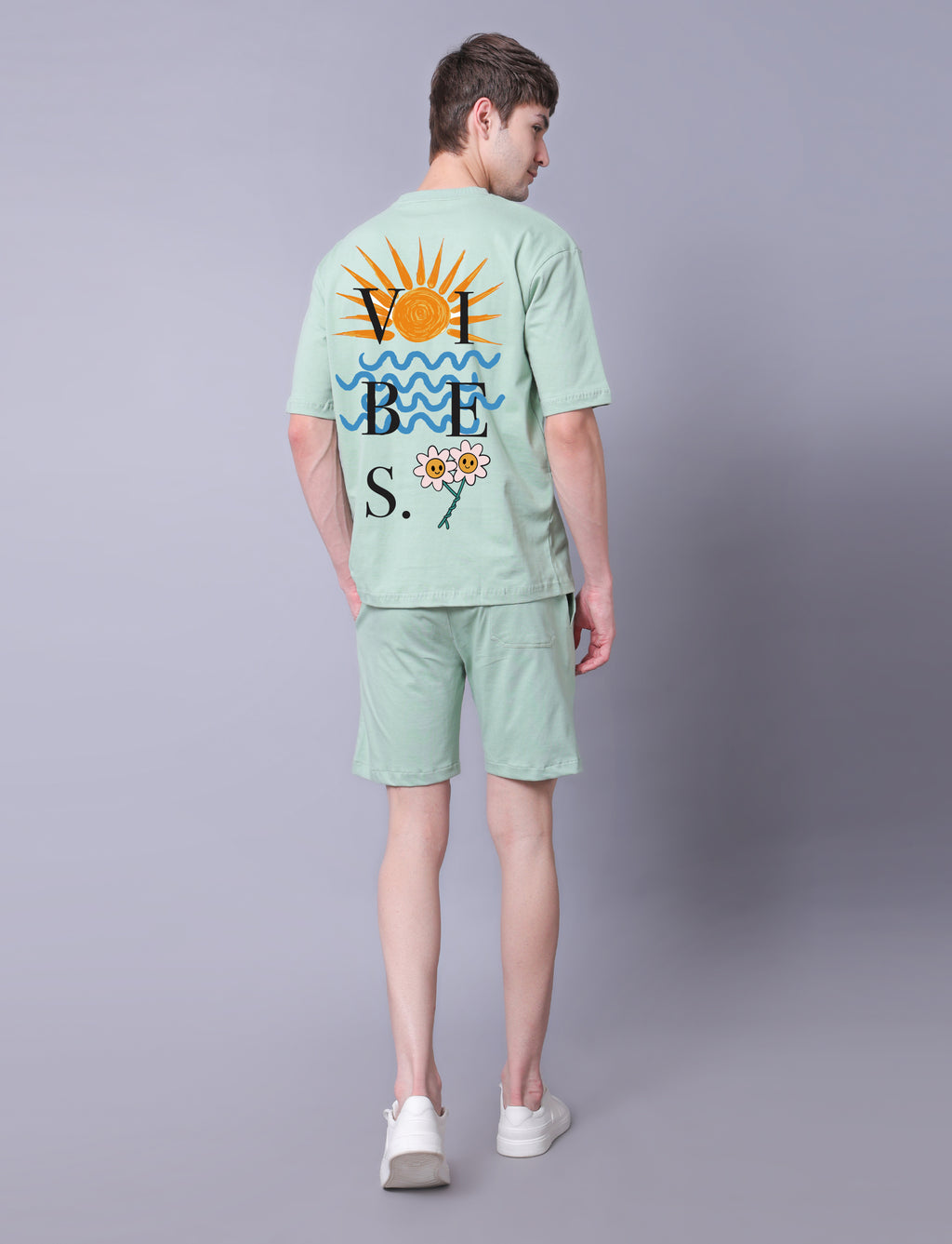 Vibes Men Co-Ord Set With Shorts