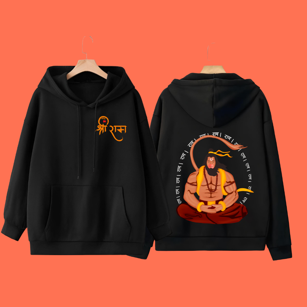 Divine Protector Hanuman Unisex Hoodies