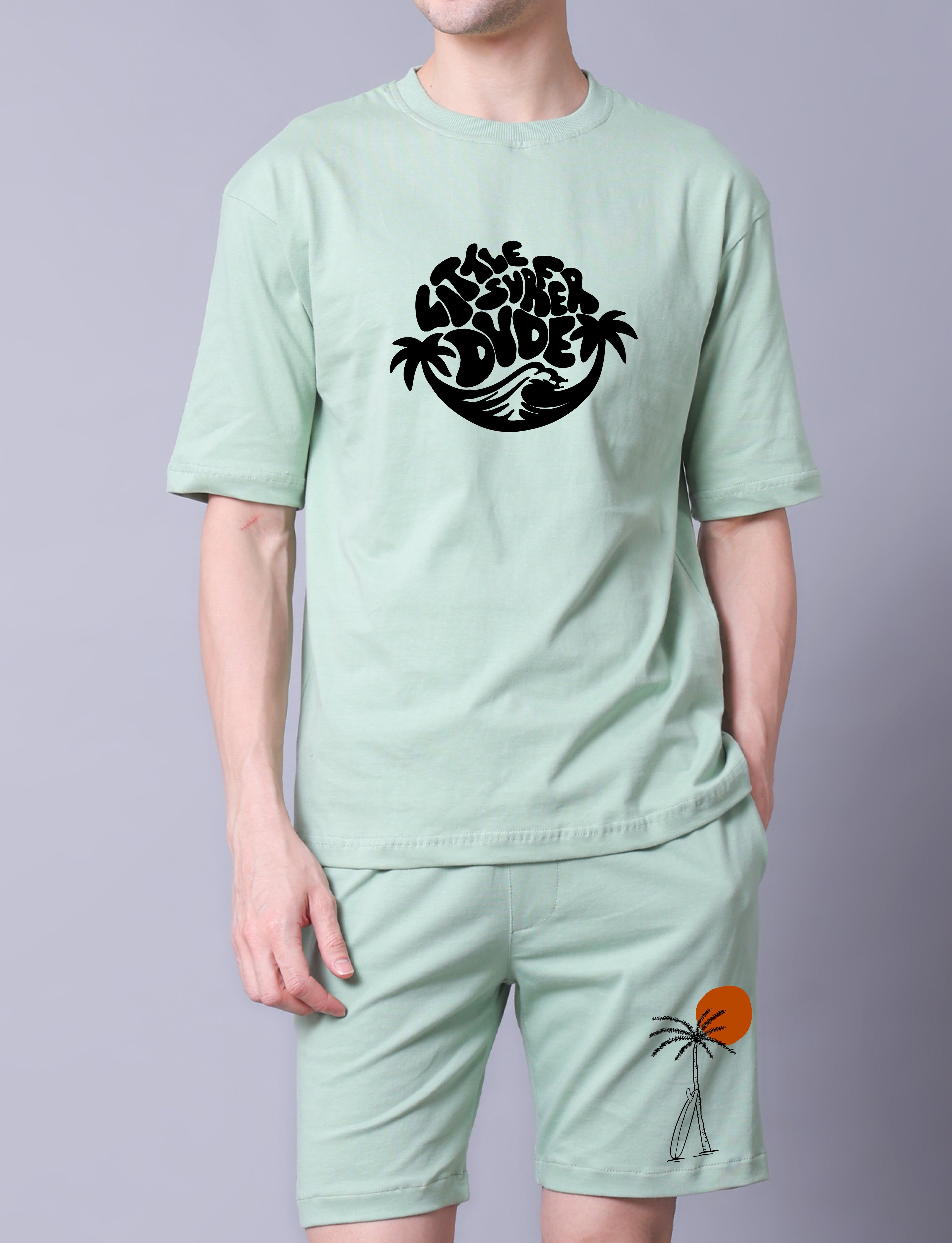 Surfer Mens Co-Ord Set With Shorts