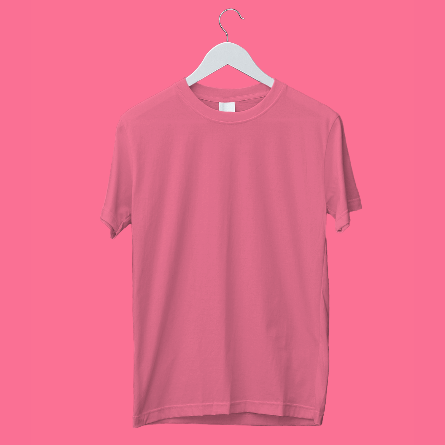 Solid Pack of 3: Half Sleeves Crew Neck