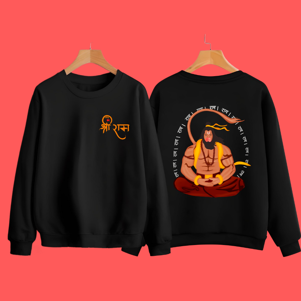 Divine Protector Hanuman Unisex Sweatshirts