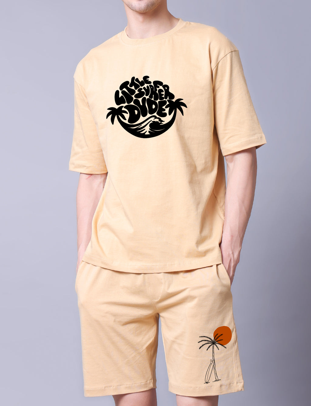 Surfer Mens Co-Ord Set With Shorts