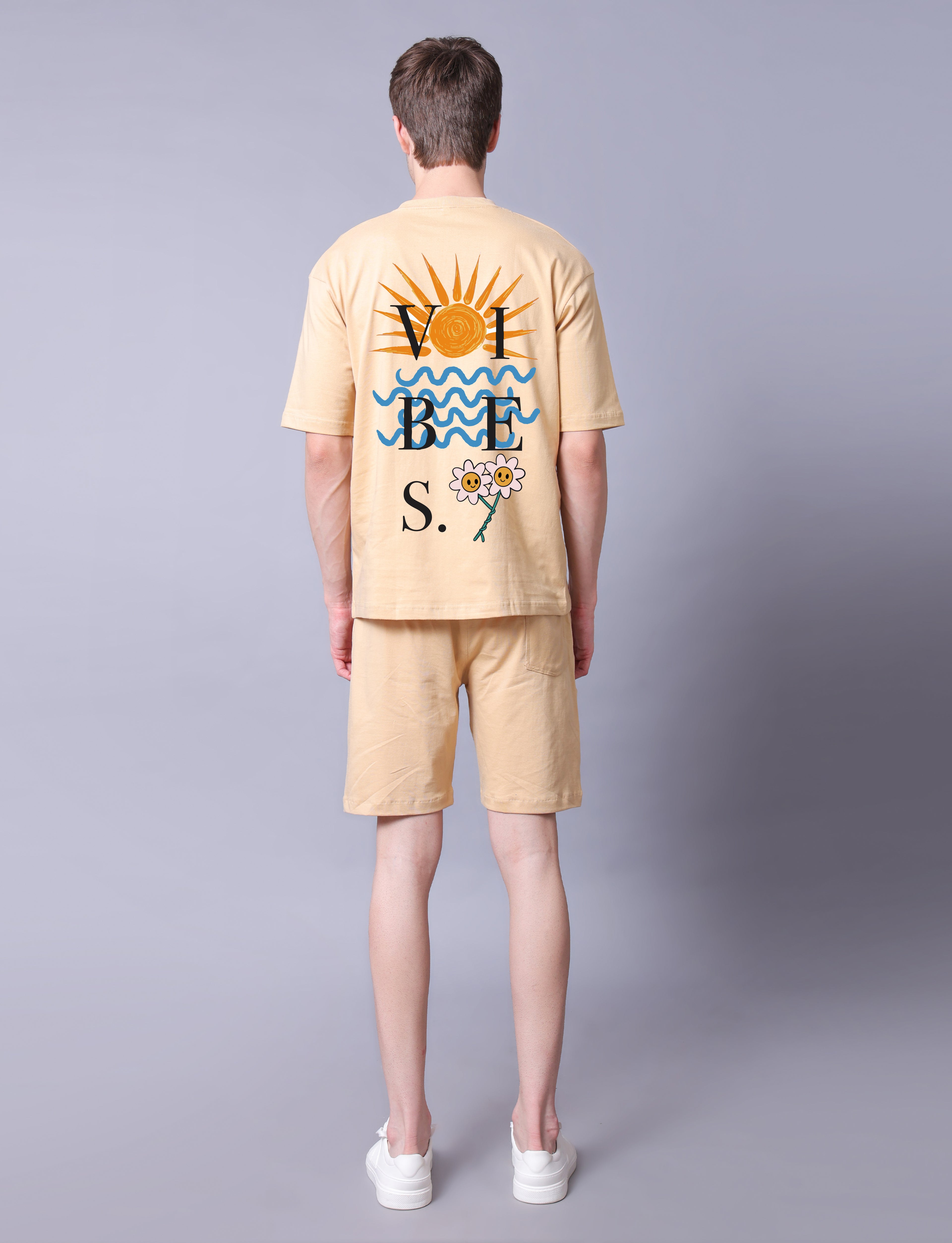 Vibes Men Co-Ord Set With Shorts