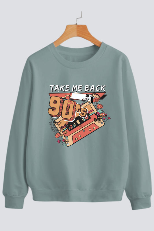 Retro Rewind - 90s Nostalgia Sweatshirt