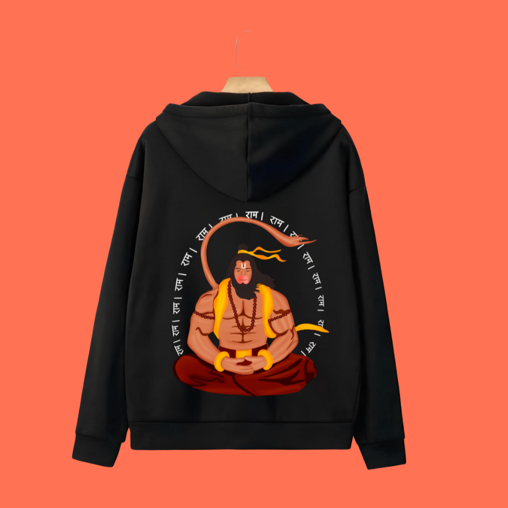 Divine Protector Hanuman Unisex Hoodies