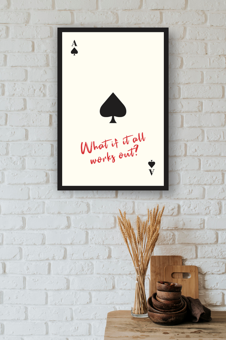 Ace of Spades Minimalist Print
