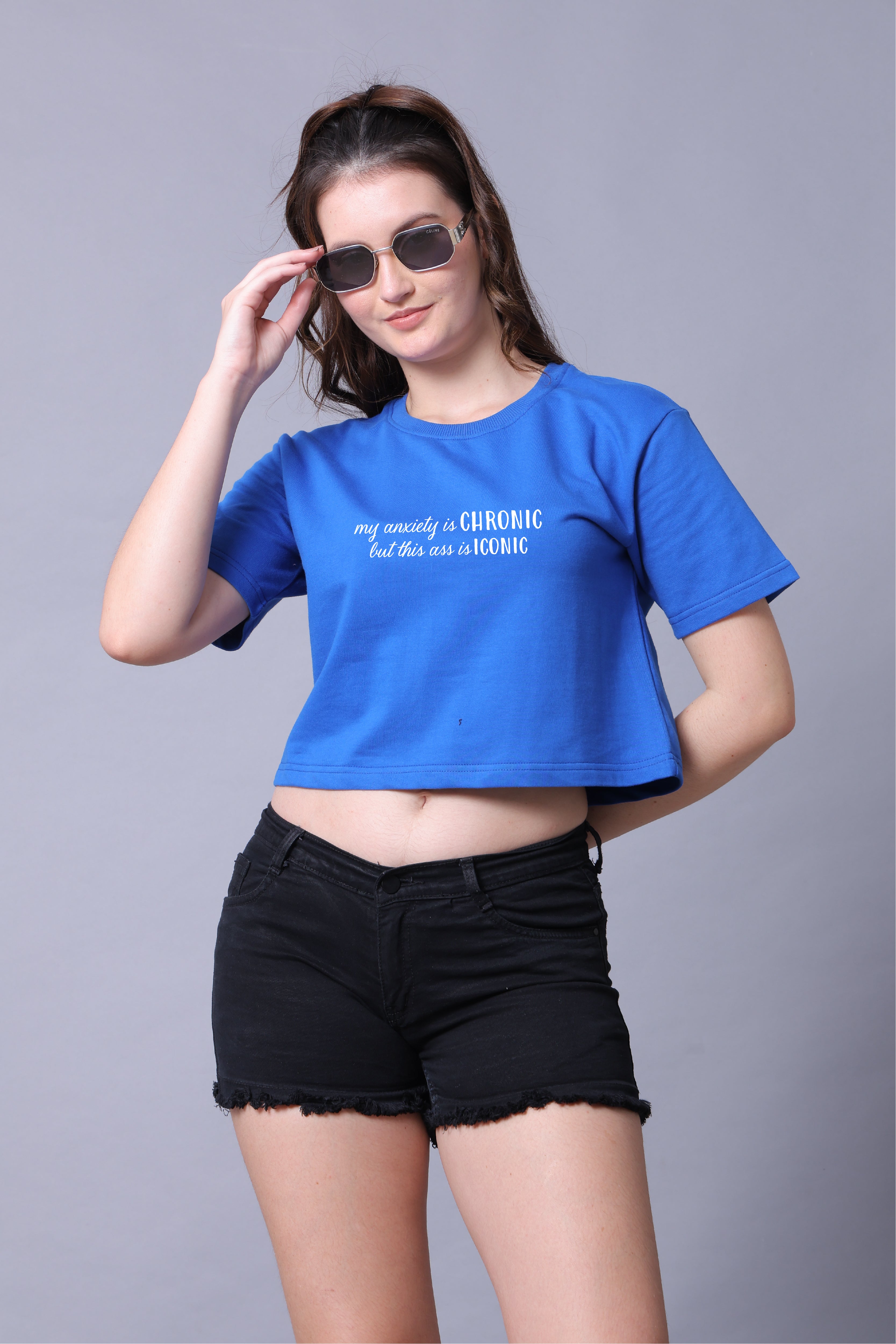 Anxiety Women Crop Top