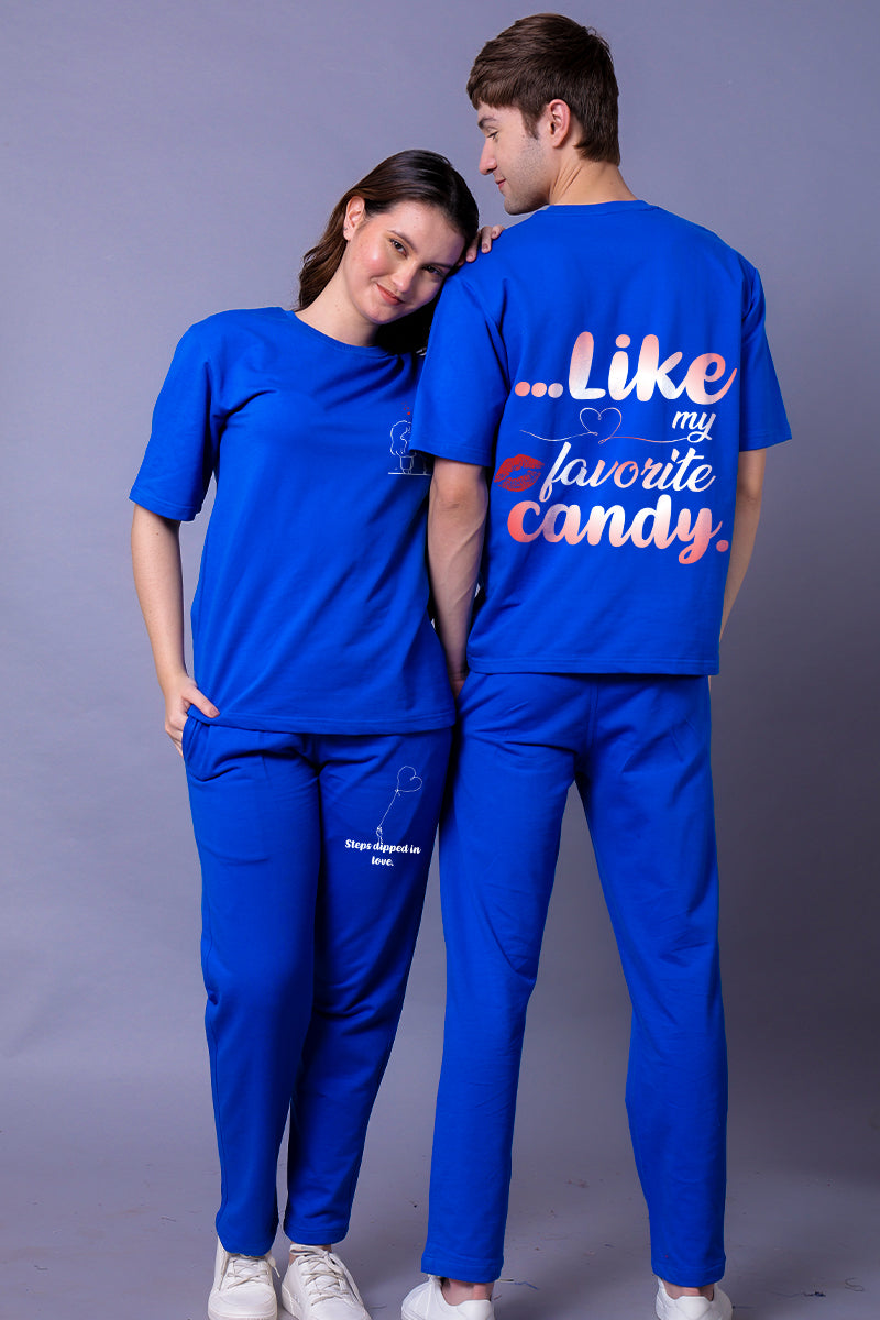 Kiss Typo Couple Co-Ord Set With Joggers (Pack of 2)