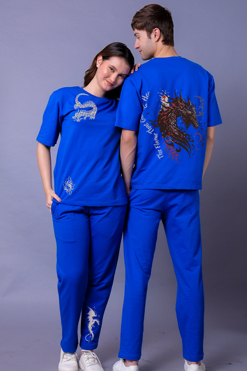 Dragon Couple Co-Ord Set With Joggers (Pack of 2)