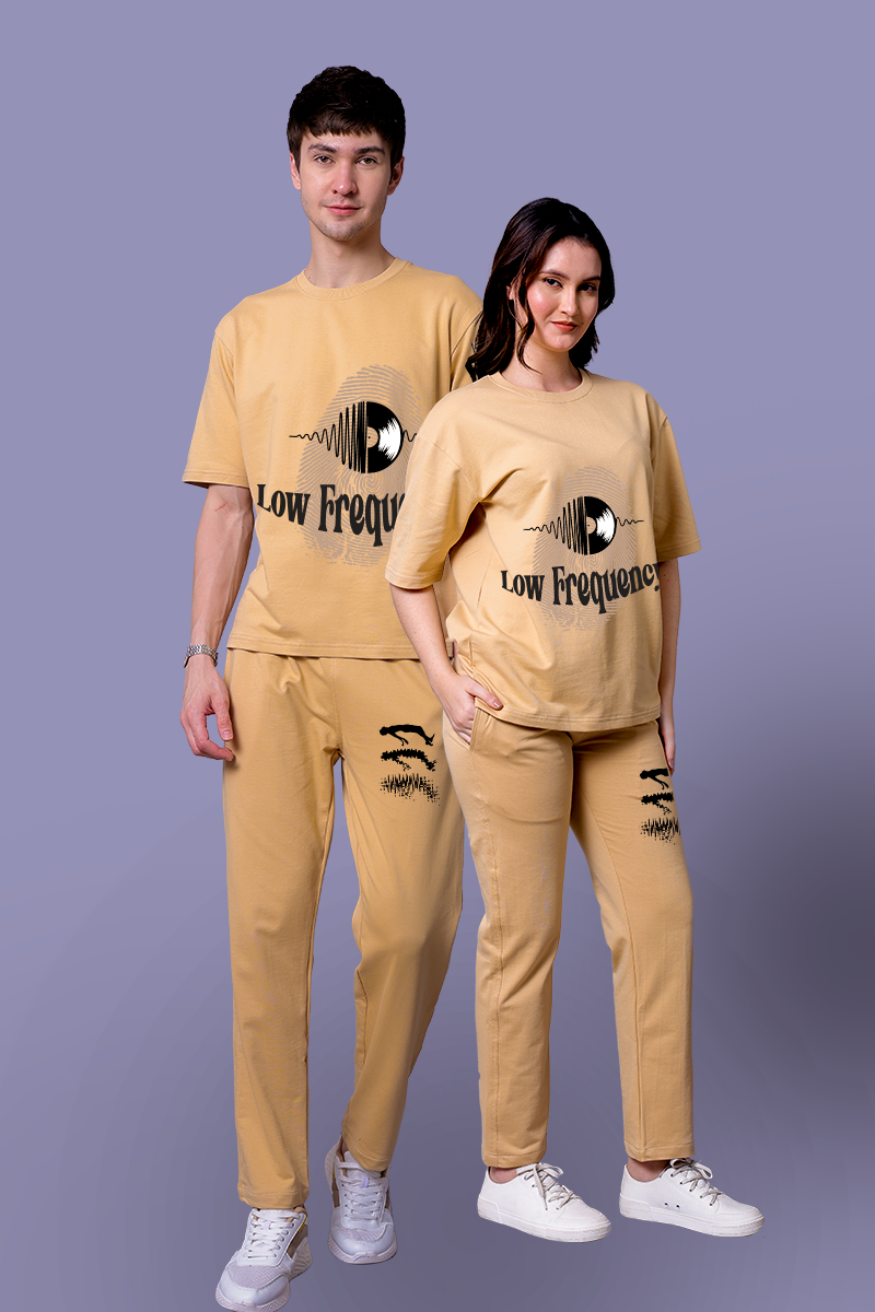Low-fi & High Fi Couple Co-Ord Set With Joggers (Pack of 2)